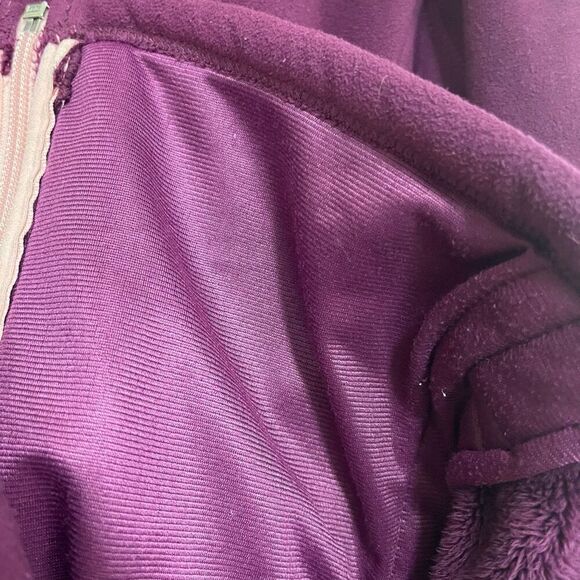 The North Face Women's Large Morning Glory Fleece Jacket Full Zip Purple Pink - Picture 10 of 12